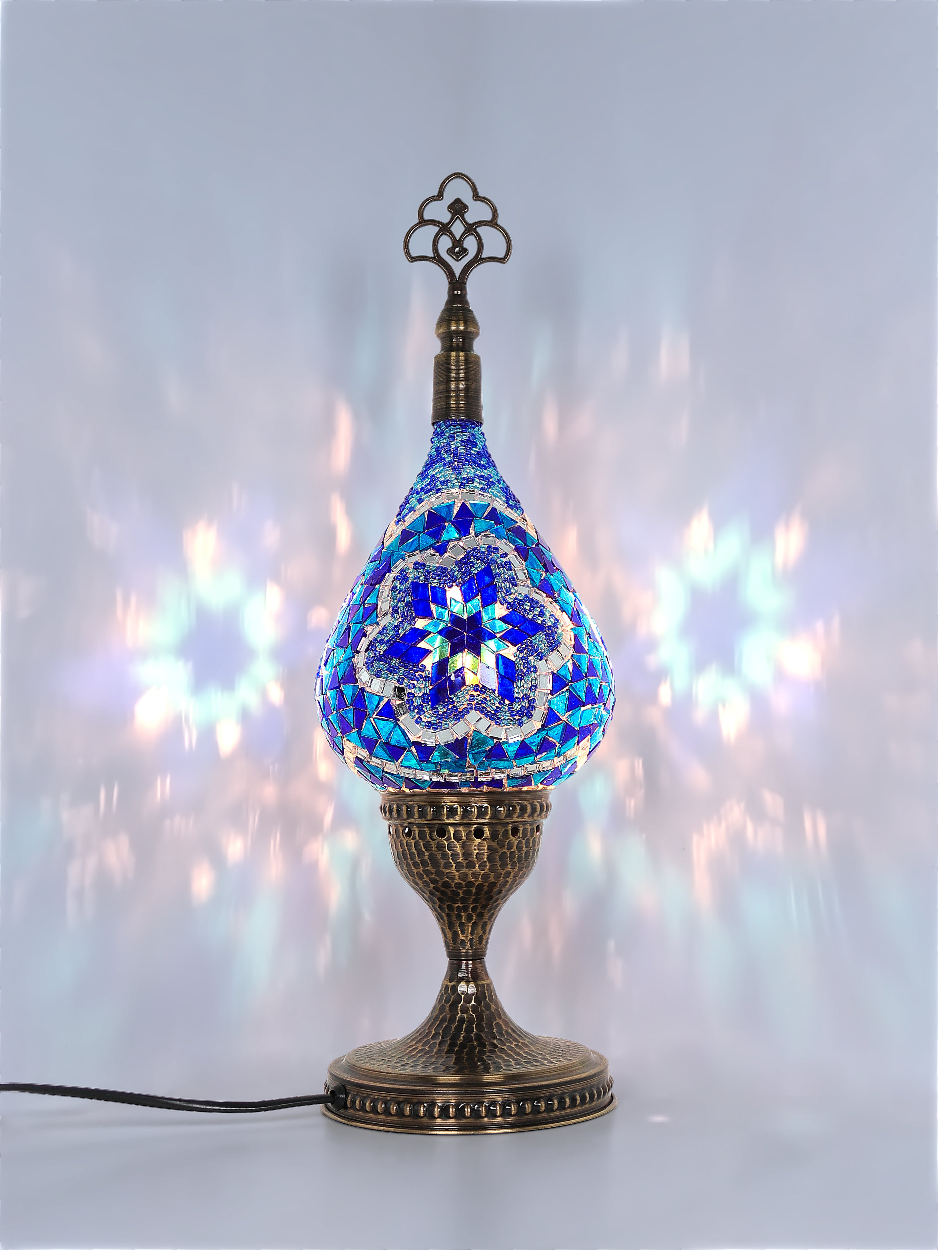 Table Lamps & Candle Holders Turkish Moroccan Mosaic Glass – Karavan ...